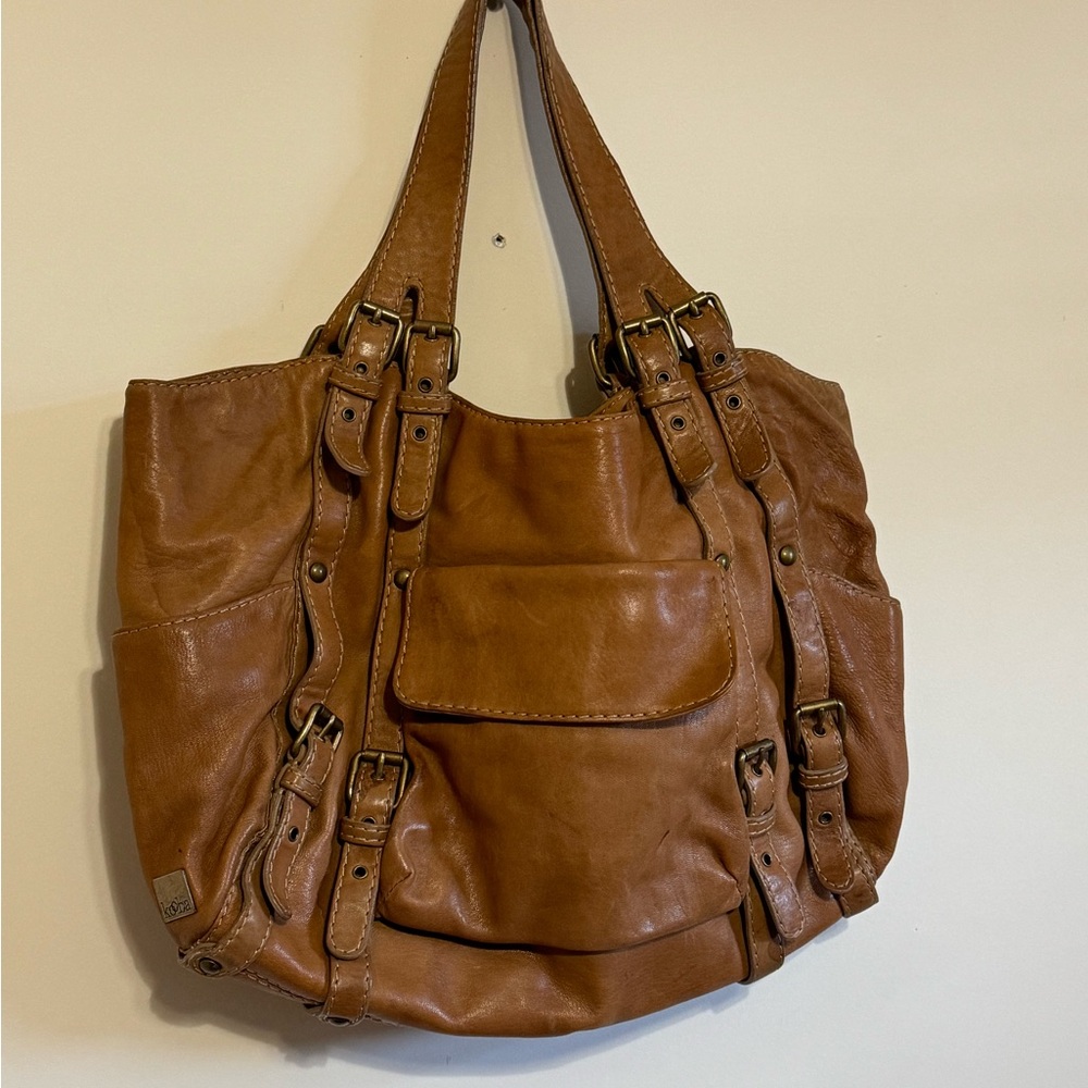 Brown Leather Tote Bag